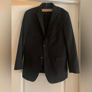 Men’s Black 2 piece 2 button vent no pleat Giorgio Fiorelli suit